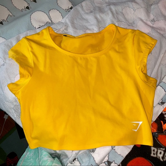 Gymshark Tops - Gymshark Dreamy Cap Sleeve Crop Top